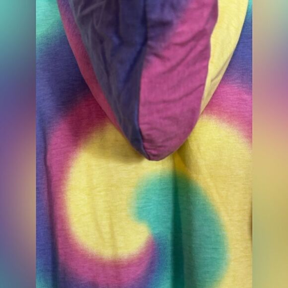 Disneyland Livin' My Best Life Pullover Hoodie Men's M tie dye retro psychedelic - Picture 13 of 16